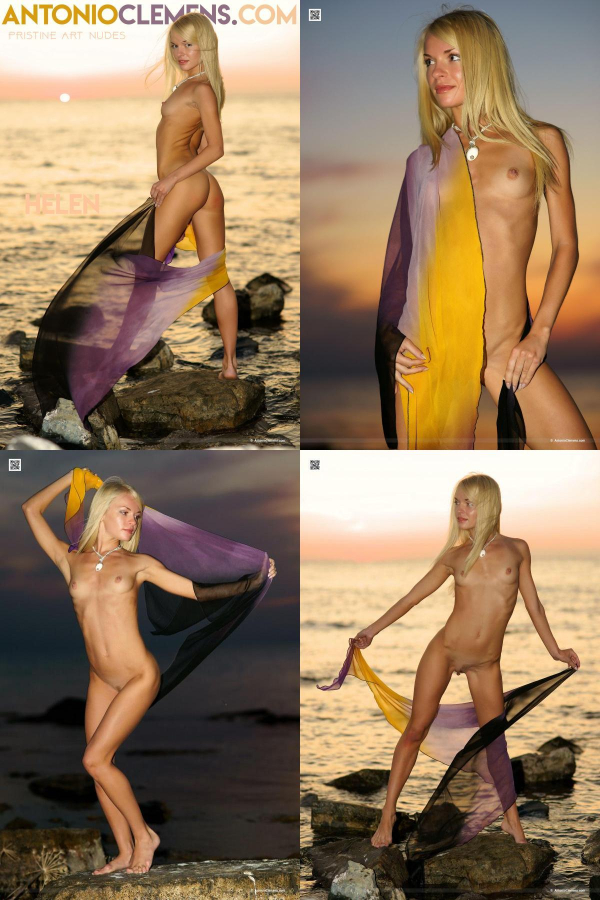 AntonioClemens - Helen F - Blonde Girl and Her Unforgettable Two Lips